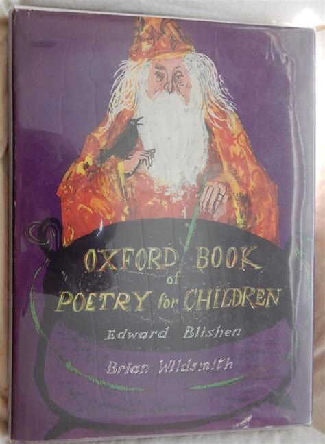 Oxford Book Of Poetry For Children De Wildsmith Brian Illustrator