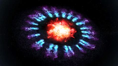 Explosion Real Supernova 1987a