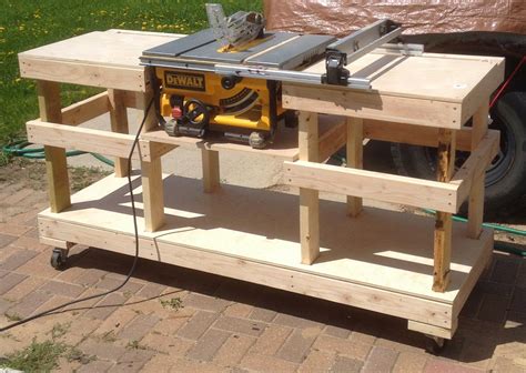 Diy Table Saw Workbench Plans Free Map Jet Wood Planer For Sale London