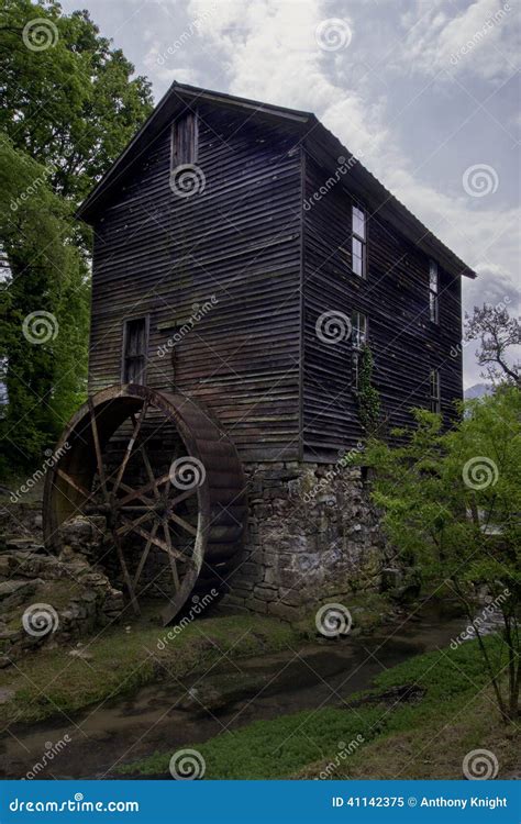 An Old Grist Mill Barn In The Smoky Mountains Stock Image Image Of