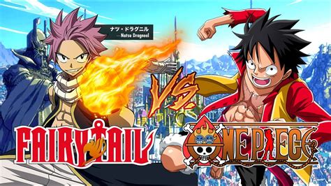 Fairy Tail Vs One Piece 08 Youtube