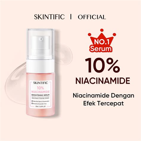 Jual Ready Stock Skintific Serum Niacinamide 10 Brightening