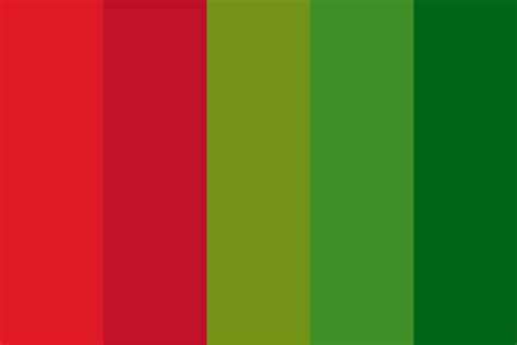 Red Green Color Palette