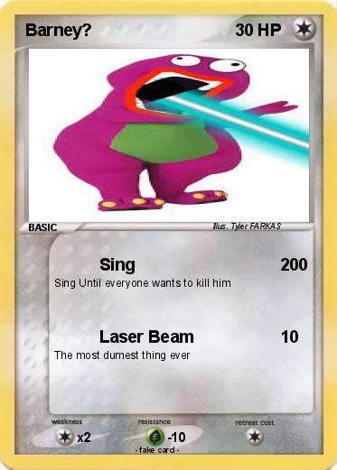 Pokémon Barney 496 496 Sing My Pokemon Card