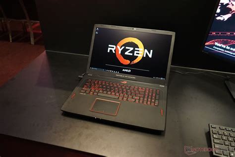 First Ryzen Laptop Is Asuss Rog Strix Gl702zc News