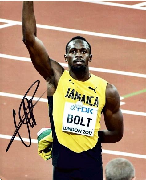Usain Bolt Autograph 8x10 Signed Photo Olympic Sprinter