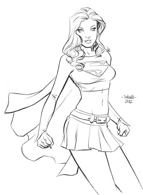 Supergirl Drawing Easy At Getdrawings Free Download