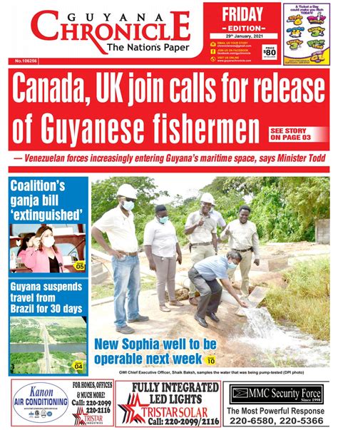 guyana chronicle epaper 01 29 2021 by guyana chronicle issuu