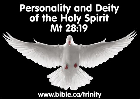 The Personality And Deity Of The Holy Spirit Proven From The Bible