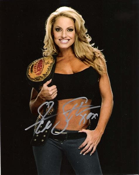 TRISH STRATUS Retired Pro Wrestler FORMER FITNESS MODEL And ACTRESS 0