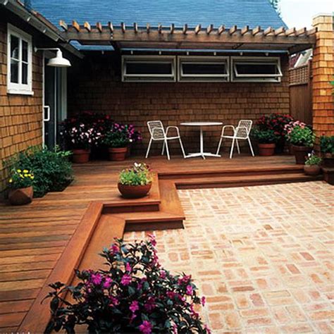 Practical Decorating Ideas For Small Wooden Decks Outdoor Rooms