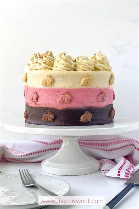 Neapolitan Cake Live To Sweet Recipe In 2021 Holiday Dessert