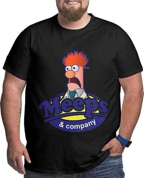 Beaker The Muppets Herren T Shirt Plus Size Kurzarm T Shirts Cotton