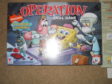 2007 Version Operation Game Spongebob Squarepants Edition 100 Complete