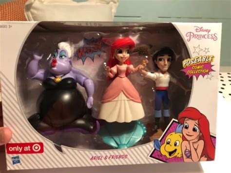 disney princess ariel and friends poseable comic collection set the little mermaid 34 99 picclick