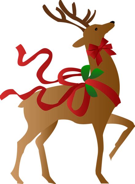 Rudolph Reindeer Santa Claus Christmas Clip Art Transparent Reindeer
