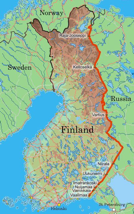 A Border That Once Divided Now Unites Thisisfinland Finland Border