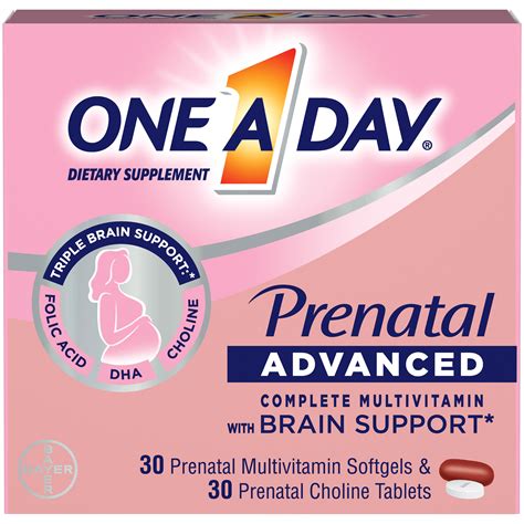 One A Day Prenatal Advanced Multivitamin Softgels And Tablets Pick Up