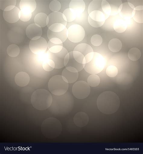 Abstract Beige Bokeh Background Royalty Free Vector Image