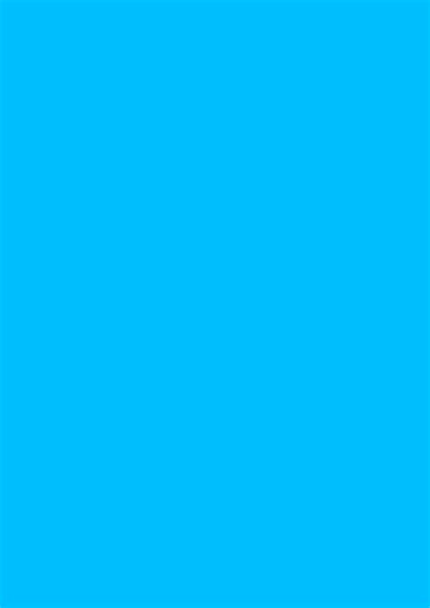 2480x3508 Deep Sky Blue Solid Color Background