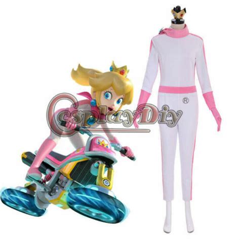 Mario Kart 8 Princess Peach Daisy Rosalina Bike Suit Cosplay Costume Ebay
