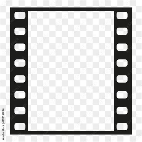 Film Strip Frame Or Border Photo Cinema Or Movie Negative Vector