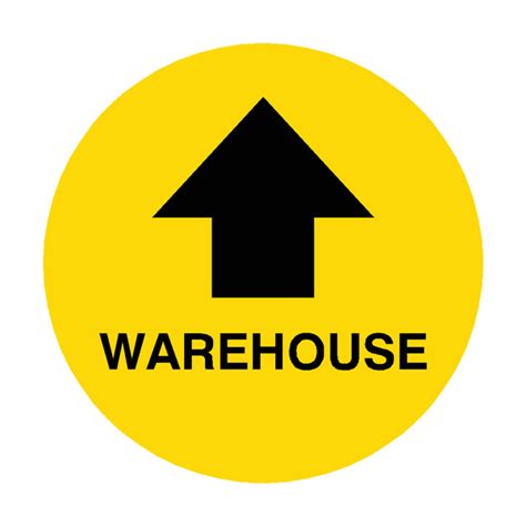 Warehouse Arrow Floor Sticker Safety Uk