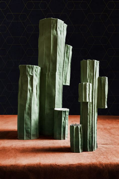 Vaso In Ceramica Cactus By Paola Paronetto Design Paola Paronetto