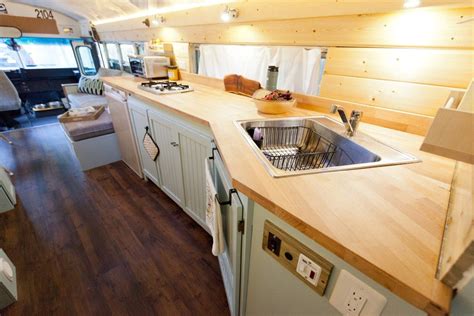 Short Bus Conversion Interior Ideas For Cozy Living Outside Found