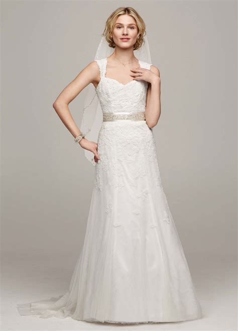 Beautiful inspiration for weddings and all of life's special occasions. David's Bridal Collection Ivory lace New Wedding Dress ...