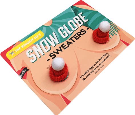snow globe sweaters funny hooter warmer for women funny adult gag t joke 637405071290 ebay
