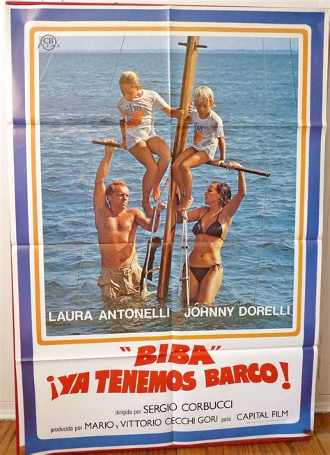 Laura Antonelli MI Faccio La Barca Movie Poster Spanish 1981 Sergio On