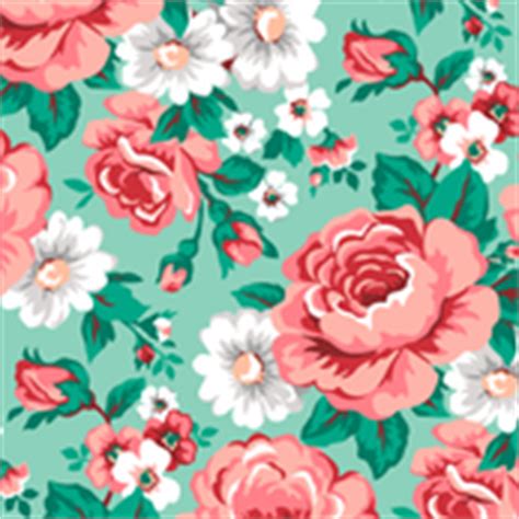 Presentation magazine > backgrounds >. Floral with Roses in Mint wallpaper - caja_design ...