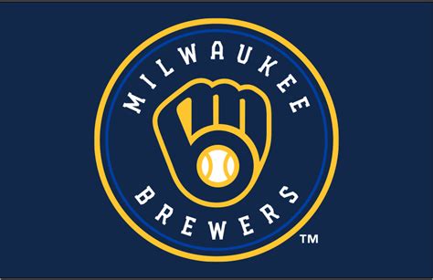 Milwaukee Brewers Primary Dark Logo National League Nl Chris Creamers Sports Logos Page
