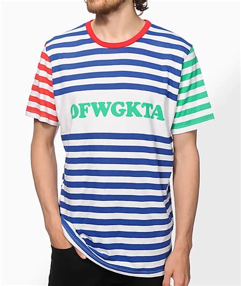 Odd Future Ofwgkta Striped T Shirt Zumiez