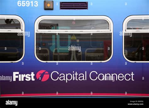 First Capital Connect Logo On Train Carriage Stock Photo Alamy