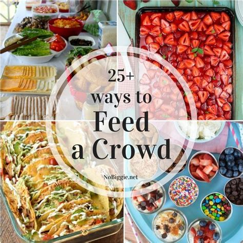25 Ways To Feed A Crowd In 2020 Food For A Crowd Party Food On A