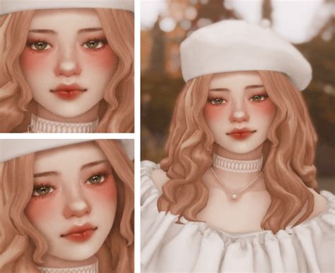 She Is So Cute And Pretty Love The Makeup Look Sims 4 Dresses Sims