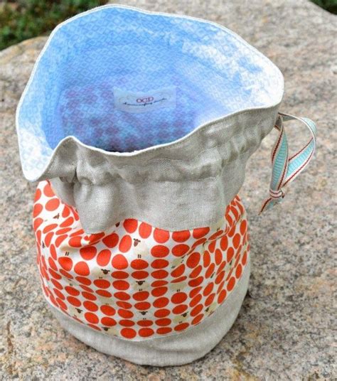 How To Sew A Round Bottom Drawstring Bag Sewing Purses And Bags