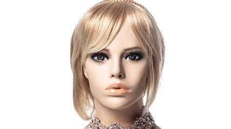 H1047 Female Mannequin Head Matt Skin Afellow Beautiful Mannequin Wig