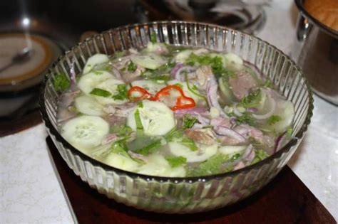 a bowl of souse bring it on souse recipe caribbean recipes food