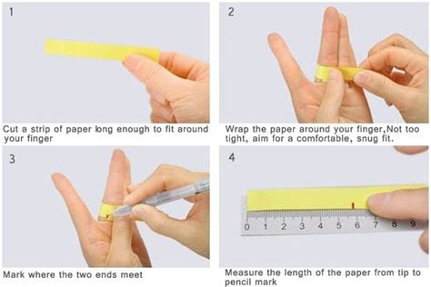 How T0 Measure Your Ring Size At Home Sugar Weddings And Parties