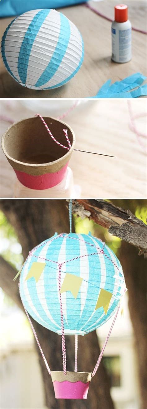 Hot air balloon diy kit without sewing. DIY Hot Air Balloon Decoration tutorial @Maria Kolossal ...