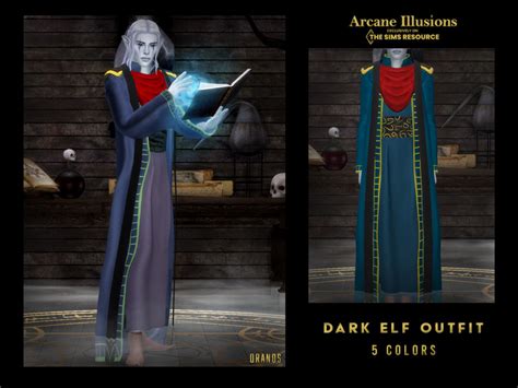 Arcane Illusions Dark Elf Outfit By Oranostr At Tsr Sims 4 Updates