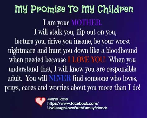 My Promise To My Children