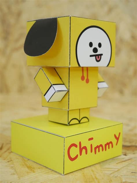 Chimmy Bt21 Cubeecraft By Sugarbee908 On Deviantart Kirigami Tutorial