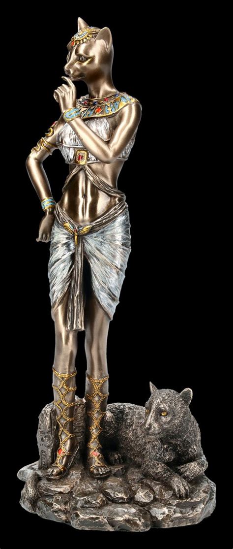 Bastet Figurine Egyptian Goddess With Panther Figuren Shopde