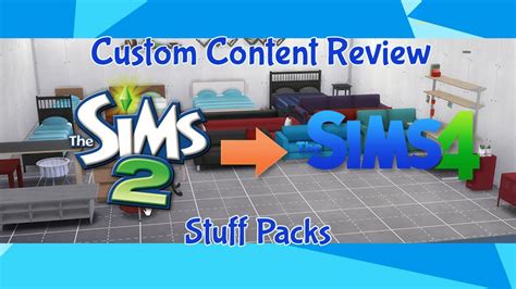 Custom Content Review The Sims 2 Stuff Packs In The Sims 4 Youtube