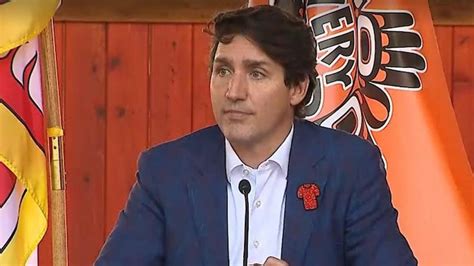 trudeau says catholic officials must step up morally financially for residential school