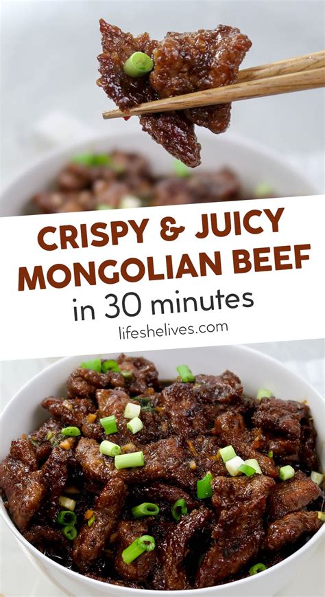 Easy Crispy Mongolian Beef 101 Simple Recipe